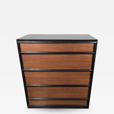 T H Robsjohn Gibbings Sophisticated Mid Century High Chest by Robsjohn Gibbings for Widdicomb Company