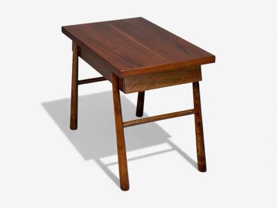 T H Robsjohn Gibbings T H Robsjohn Gibbings American Modern Mahogany End Tables USA 1950s