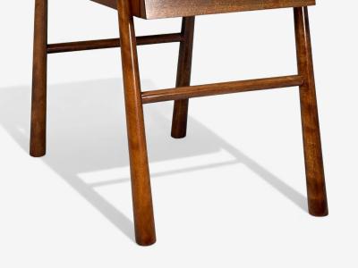 T H Robsjohn Gibbings T H Robsjohn Gibbings American Modern Mahogany End Tables USA 1950s