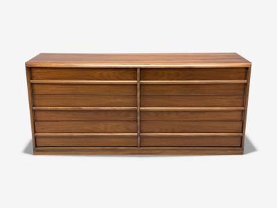T H Robsjohn Gibbings T H Robsjohn Gibbings American Modern Walnut Dresser USA 1960s
