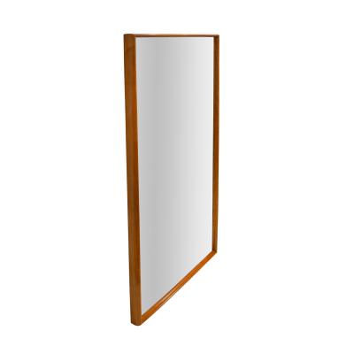 T H Robsjohn Gibbings T H Robsjohn Gibbings Large Tailored Mirror in Walnut 1954 Signed 