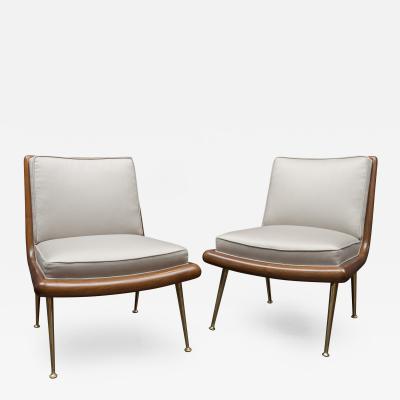 T H Robsjohn Gibbings T H Robsjohn Gibbings Lounge Chairs