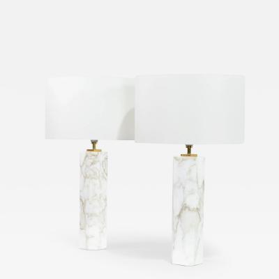 T H Robsjohn Gibbings T H Robsjohn Gibbings Marble Lamps