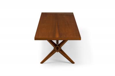 T H Robsjohn Gibbings T H Robsjohn Gibbings Mid Century American Modern Walnut Low Coffee Table