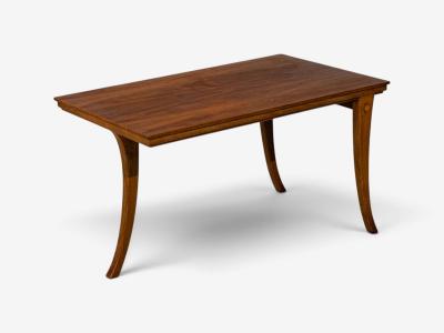 T H Robsjohn Gibbings T H Robsjohn Gibbings Rare Trapeza End Tables Walnut Greece 1937