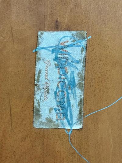 T H Robsjohn Gibbings T H Robsjohn Gibbings Round Coffee Table Brass Walnut USA 1960s