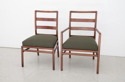 T H Robsjohn Gibbings T H Robsjohn Gibbings Set of 6 Mid Century Modern Dining Chairs Model 1685