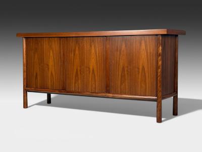 T H Robsjohn Gibbings T H Robsjohn Gibbings Sideboard Walnut USA 1960s