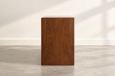 T H Robsjohn Gibbings T H Robsjohn Gibbings Thin Line Walnut Dresser C 1950s