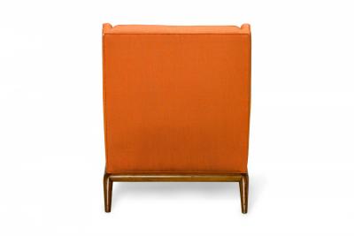 T H Robsjohn Gibbings T H Robsjohn Gibbings for Widdicomb AmericanHigh Back OrangeLounge Chair