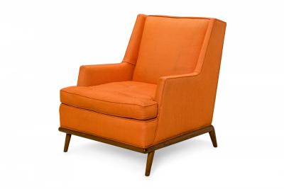 T H Robsjohn Gibbings T H Robsjohn Gibbings for Widdicomb AmericanHigh Back OrangeLounge Chair