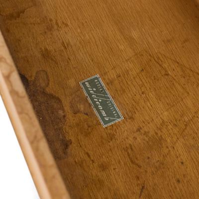 T H Robsjohn Gibbings T H Robsjohn Gibbings for Widdicomb Maple and Brass Three Drawer Chest Pair