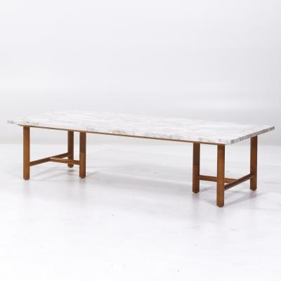 T H Robsjohn Gibbings T H Robsjohn Gibbings for Widdicomb Mid Century Marble Coffee Table