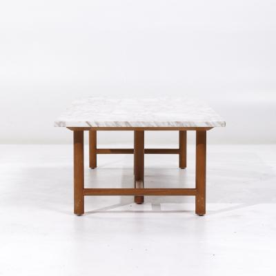 T H Robsjohn Gibbings T H Robsjohn Gibbings for Widdicomb Mid Century Marble Coffee Table