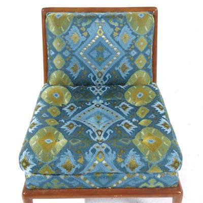 T H Robsjohn Gibbings T H Robsjohn Gibbings for Widdicomb Mid Century Slipper Lounge Chairs Pair