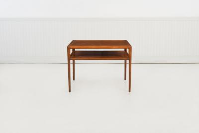 T H Robsjohn Gibbings T H Robsjohn Gibbings for Widdicomb Model 1781 Two Tier Lamp Table 1953