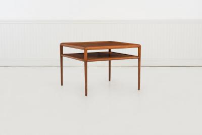T H Robsjohn Gibbings T H Robsjohn Gibbings for Widdicomb Model 1781 Two Tier Lamp Table 1953