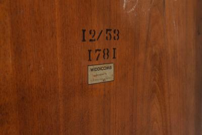 T H Robsjohn Gibbings T H Robsjohn Gibbings for Widdicomb Model 1781 Two Tier Lamp Table 1953