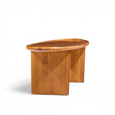 T H Robsjohn Gibbings T H Robsjohn Gibbings for Widdicomb Model 3304 Mahogany Surfboard Coffee Table