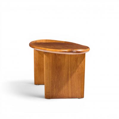 T H Robsjohn Gibbings T H Robsjohn Gibbings for Widdicomb Model 3304 Mahogany Surfboard Coffee Table