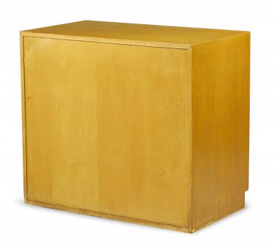 T H Robsjohn Gibbings T H Robsjohn Gibbings for Widdicomb Modern Maple and Brass Three Drawer Chest