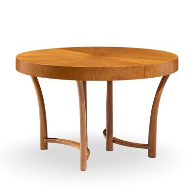 T H Robsjohn Gibbings T H Robsjohn Gibbings for Widdicomb Walnut Expanding Dining Table with 3 Leaves