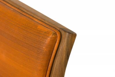 T H Robsjohn Gibbings Th Robsjohn Gibbings For Widdicomb Upholstered Walnut Dining Side Chair