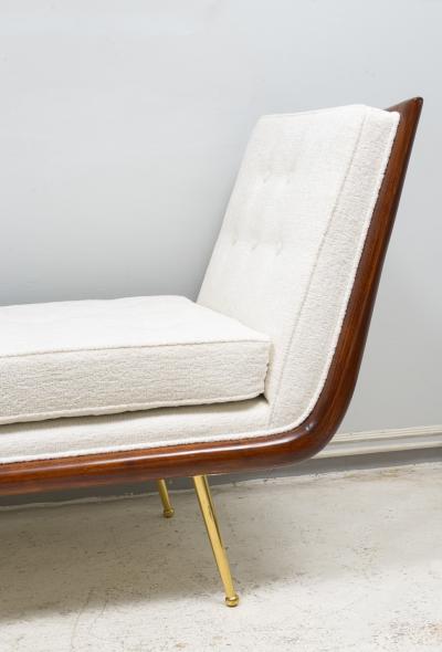 T H Robsjohn Gibbings Vintage Chaise Lounge in the Robsjohn Gibbings Manner
