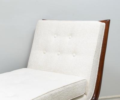 T H Robsjohn Gibbings Vintage Chaise Lounge in the Robsjohn Gibbings Manner