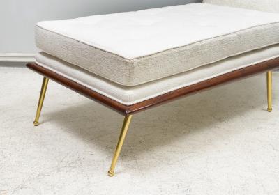 T H Robsjohn Gibbings Vintage Chaise Lounge in the Robsjohn Gibbings Manner