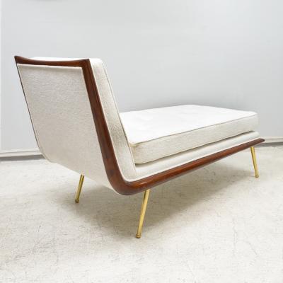 T H Robsjohn Gibbings Vintage Chaise Lounge in the Robsjohn Gibbings Manner