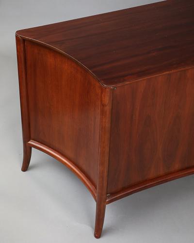 T H Robsjohn Gibbings Walnut Sideboard mid 20th Century