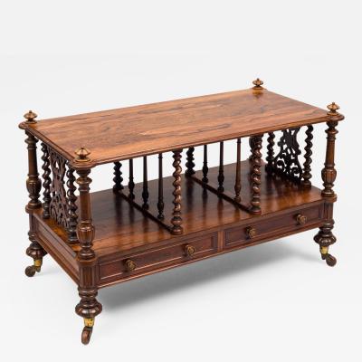 T Seddon Late Georgian Rosewood Canterbury Circa 1810