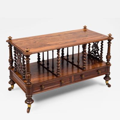 T Seddon Late Georgian Rosewood Canterbury Circa 1810