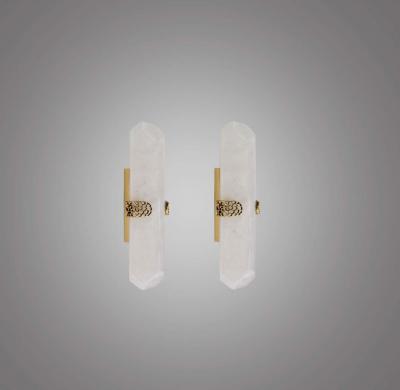 TDW Rock Crystal Sconces by Phoenix