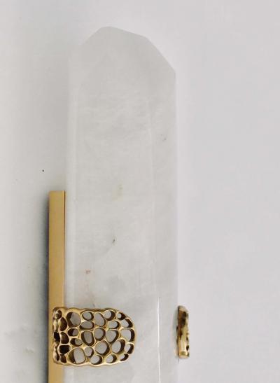 TDW Rock Crystal Sconces by Phoenix