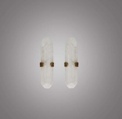 TDW Rock Crystal Sconces by Phoenix