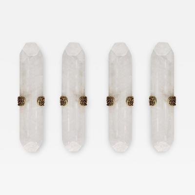 TDW Rock Crystal Sconces by Phoenix