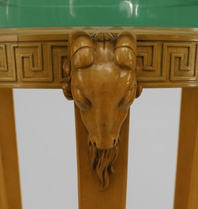 TH Robsjohn Gibbings Pair of American Art Moderne Sycamore Pedestals