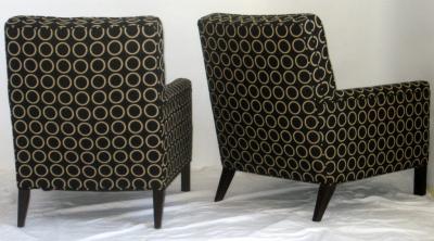 TH Robsjohn Gibbings Pair of Lounge Chairs by T H Robsjohn Gibbings 1954 for Widdicomb