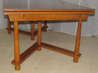 TH Robsjohn Gibbings Rare Extension Dining Table by T H Robsjohn Gibbings for Widdicomb 1950