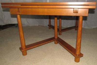 TH Robsjohn Gibbings Rare Extension Dining Table by T H Robsjohn Gibbings for Widdicomb 1950