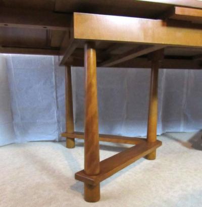 TH Robsjohn Gibbings Rare Extension Dining Table by T H Robsjohn Gibbings for Widdicomb 1950