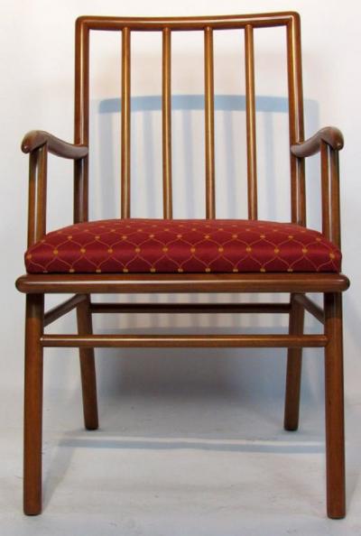 TH Robsjohn Gibbings Set of Six Dining Chairs T H Robsjohn Gibbings for Widdicomb circa 1952