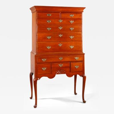 THE CURTIS AND BEACH FAMILY QUEEN ANNE HIGHBOY