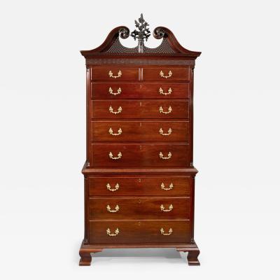 THE GIFFORD PINCHOT FAMILY CHIPPENDALE CHEST ON CHEST