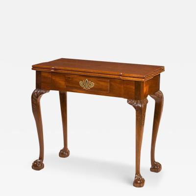 THE GREGORY AND LUCRETIA HUBBARD TOWNSEND CHIPPENDALE CARD TABLE