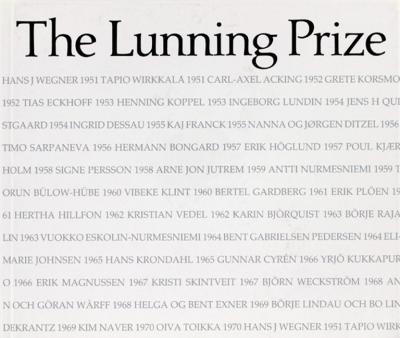 THE LUNNING PRIZE