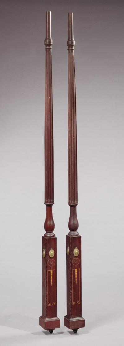 THE SAMUEL AND ELIZABETH BRIDGHAM BED AND PORTRAITS