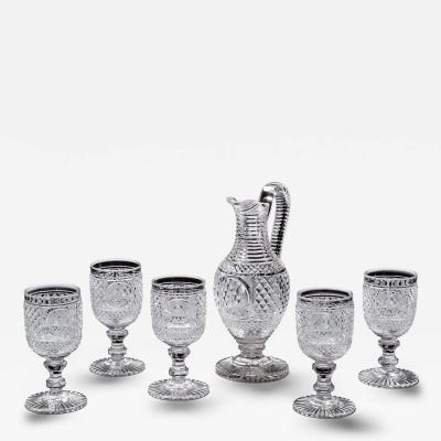 THE TWINING EWER GOBLETS